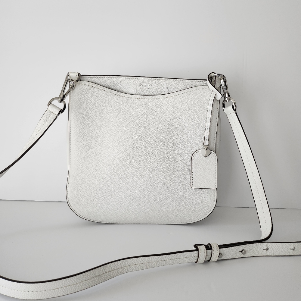 Kate Spade optic white Margaux large crossbody